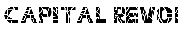 Capital Revolution font preview